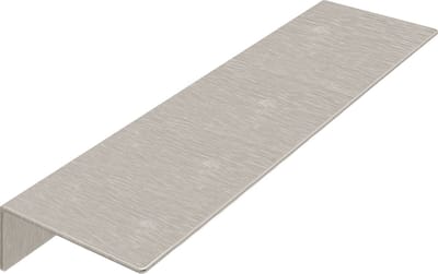 Schulte doucheplanchet - gemakkelijk te lijmen doucherek - eenvoudig zonder te boren - 33x9.5x3.5 cm - roestvrij staal look, hangend badkamerschapje D1852 90