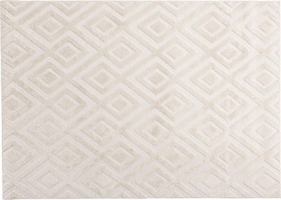 Pia vloerkleed 290x200cm wit.