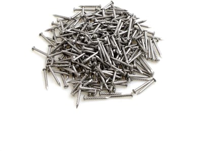 Allecto - Harpoon nails - 100 stuks - Semicirkelkop - 35 mm - Ruwe pen - Voor bevestigen en decoratie - Ø 2,5 mm