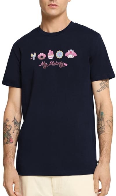 My Melody Met Flat En Gebakjes Premium T Shirt Heren