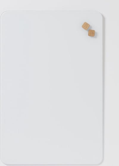 NAGA  Glassboard 40x60cm Puur wit