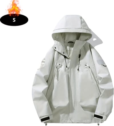 Livano Windjas Dames - Parka - Lente & Herfst - Jas - Volwassen - Windjack - Windbreaker - Outdoor - Wit - S