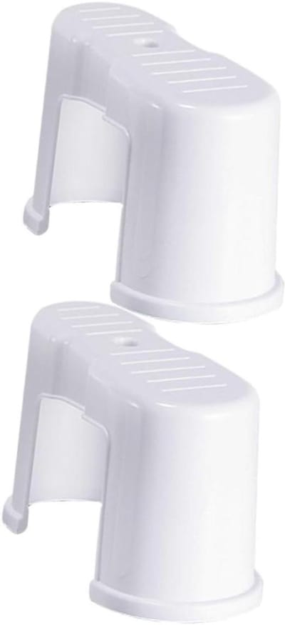 Gatuida 2 Pieces toilet stool wooden footstool stool foldable high chairs mini stool bathroom toilet footstool plastic toilet stool portable step toiletries plastic white