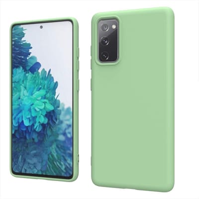 Hoesje Geschikt Voor Samsung Galaxy S20 FE 2022 hoesje - S20 FE hoesje Groen - Hoesje Geschikt Voor Samsung Galaxy S20 FE 2022 hoesje Nano Liquid siliconen Backcover - hoesje Hoesje Geschikt Voor Samsung Galaxy S20 FE 2022