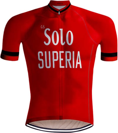 Retro Wielershirt Solo Superia Rood - REDTED - 5XL