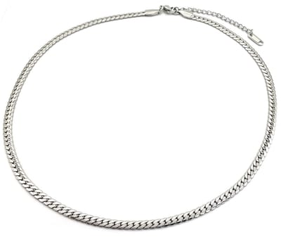 Ketting - RVS - Lengte 39-44 cm - Zilverkleurig
