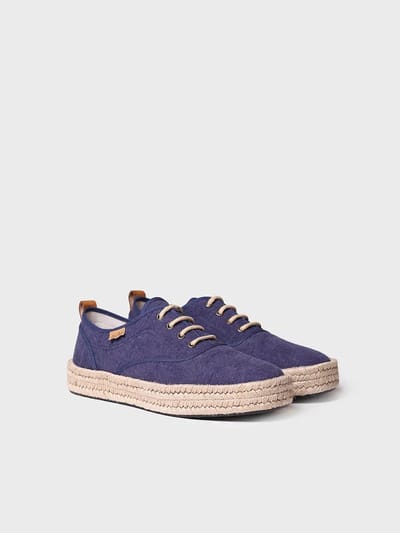 Espadrille met vetersluiting voor heren | JACK