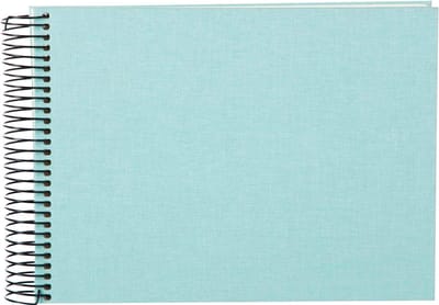 Goldbuch - Spiraalalbum Bella Vista - 24x17 cm - Aqua met witte pagina’s