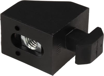 Verbindingsprofiel - Bevestigingsblok - Industriële Assemblage - Glasvezelversterkt PA - Groef 10mm Type B - zwart