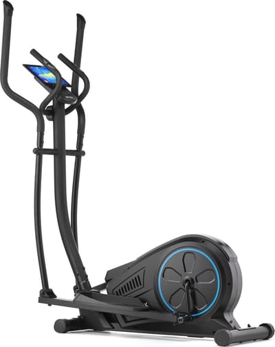 Gymtek® Crosstrainer - 21 Trainingsprogramma's - 16 Weerstandsniveaus - 10 kg Vliegwielgewicht - tot 150 kg - Hartslagfunctie - LED Display - Transportwielen - Easy Glide Systeem - Crosstrainers, Fitness, Home Gym - XC2000