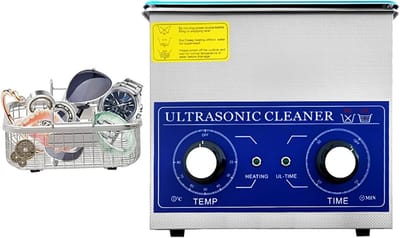 Ultrasone Reiniger - Schoonmaakapparaat - Sieraden Reinigen - Digitale Timer Verwarming - 3.2 Liter - Zilver