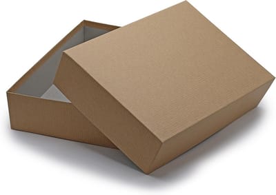 Stevige Opbergdozen DIN A4 Zandbruin Kraftpapier Hoogwaardige Geschenkverpakking