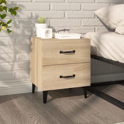 vidaXL - Nachtkastje - 40x35x47,5 - cm - sonoma - eikenkleurig