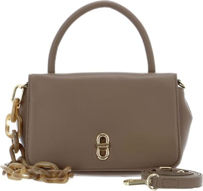 SEIDENFELT MANUFAKTUR Handtas Schoudertas Herrvik Handbag Almond / Gold Lichtbruin