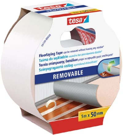 Tesa Verwijderbare Tapijtlijmtape 5m x 50mm - Antislip