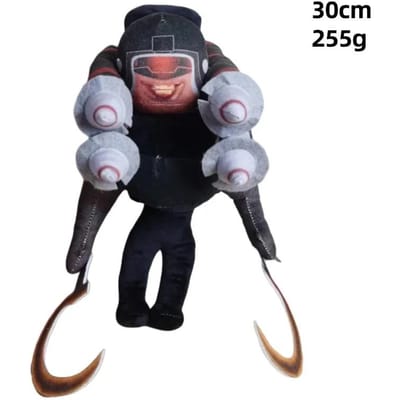 Peluches Titan Speakerman Jouets Sinister Clockman Amélioration Peluche Remplie Dragon Drillman Titan Sombre Clockman Peluche Poupée Titan Tvman
