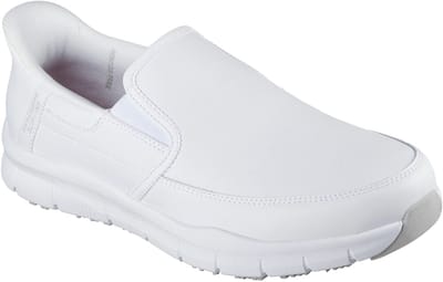 Skechers Heren NAMPA - BROXTIN SLIP-INS Werkschoen 200304EC WHT Wit