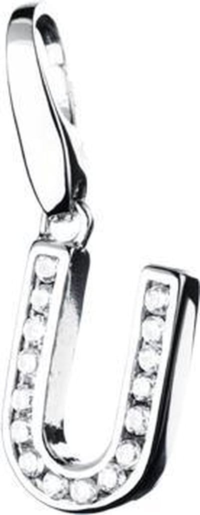Giorgio Martello | Charm | Bedel | Zilver | Letter | U | Zirkonia