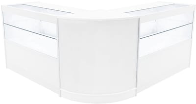 Selene led winkelbalieset - wit - cm60 & 2x c1200 - mdf melamine