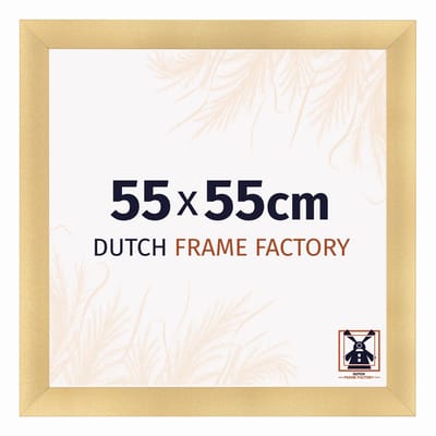 Fotolijst 55x55 cm - MDF - Goud Mat - Praag