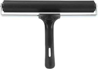 JHUBERS- Rubber Brayer 20cm - Roller - Borstel - Inking Tool - Olieverf - Kunstgereedschap - Hoogwaardige kwaliteit - Afdrukroller