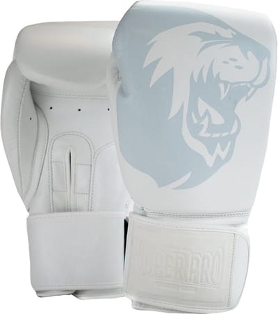 Super Pro Combat Gear Legend SE Lederen (kick)bokshandschoenen Wit 14oz