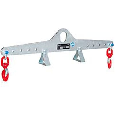 Mini-Traverse TM 400-800 - kraanöse - 2 draaibare last haken & steunvoeten - volgens DIN EN 13155 - vuurverzinkt