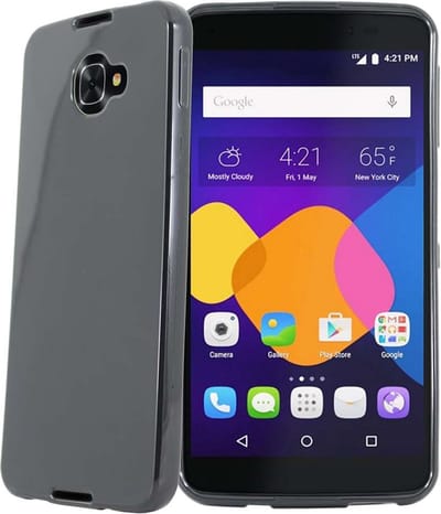 ebestStar - Hoes geschikt voor Alcatel Idol 4S (5.5), Beschermhoes Siliconen Schokbestendig, Dun en Flexibel, Zwart
