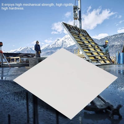 Plastic Plaat - Polyoxymethyleen Sheet - Industrieel Gebruik - Hoge Mechanische Sterkte - 300x300x2mm - Wit