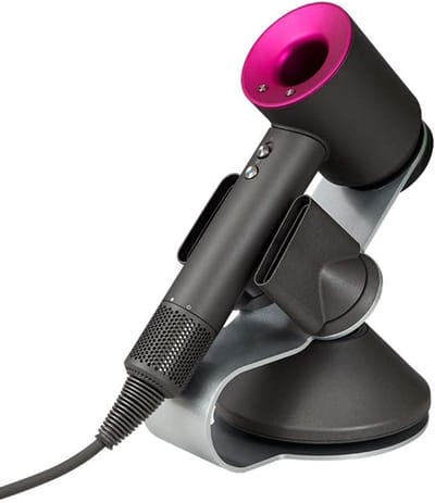 Magnetische Haardrogerhouder en Organizer voor Badkamer - Aluminium Rek met Gaten voor Föhn en Stylingtools, Professionele Opbergoplossing