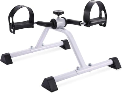 Mini Hometrainer - Voeten Fiets - Revalidatie Training - Verstelbare Weerstand - Compact Formaat - Zwart