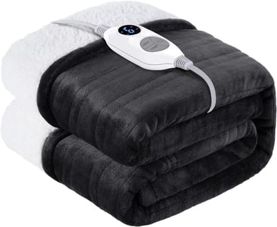 Nexvo® Infrarood Deken - Elektrische Deken – Warmtedeken - Zwart - 200cm x 150cm x 1cm