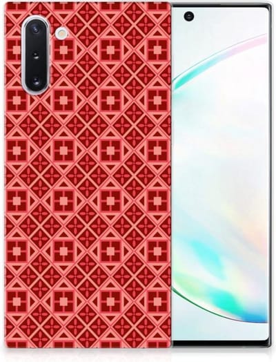 Samsung Galaxy Note 10 TPU bumper Batik Rood
