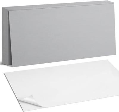 Coloray Plaktegels - Grijs Zelfklevende Wandtegels - 40 cm x 20 cm - Grijs Plaktegels - 10 stuks - Rechthoek PVC Tegels - Plaktegels Badkamer - Vloertegels Zelfklevend - Vinyl Tegels Zelfklevend - Portugese Tegels