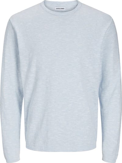 Jack & Jones Trui Jjesummer Knit Crew Neck Sn 12269631 Chambray Blue Mannen Maat - L