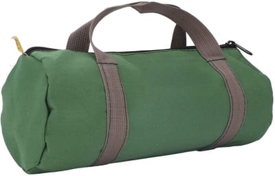 Dailygoods- Gereedschapstas Zware Canvas - Draagbare Handtas - Brede Opening - Multifunctioneel - Duurzaam - Grotere Capaciteit - Snelle Ritssluiting - Gereedschapkoffer