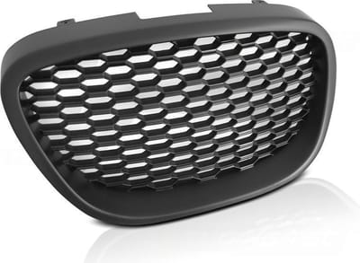 Grill SEAT LEON / ALTEA / TOLEDO 05-09 HONINGRAAT ZWART MAT