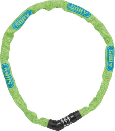 Fietsslot ABUS Kettingslot - Steel-O-Chain™ 4804C - Security level 4 - lichtgroen - 75 cm - Geschikt voor elektrische fietsen en stadsfietsen