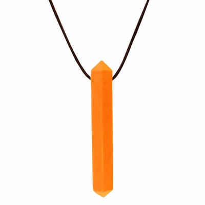 ARK Therapeutic bijtketting kauwsieraad voor kinderen en volwassenen - oranje.