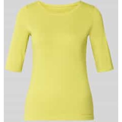 T-shirt met ronde hals en 1/2-mouwen