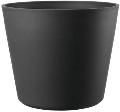 Deroma Vaso Origin Balkonpot Antraciet 48cm met Onderzetter