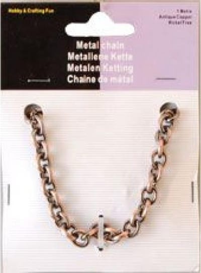 Metalen Ketting - Antiek Koper - 7,8mm x 1M
