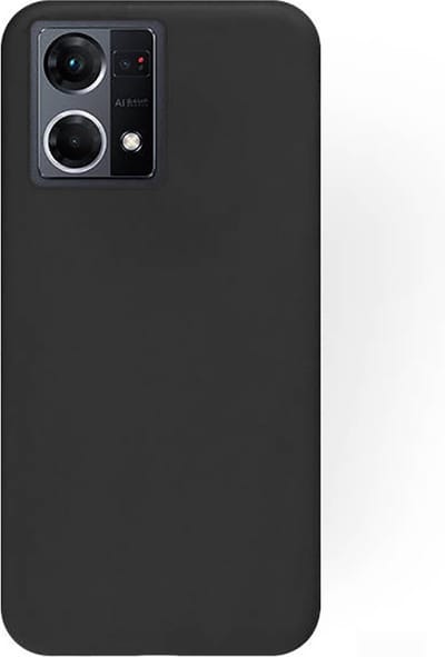 Casemania Hoesje Geschikt voor Oppo Reno 7 4G Zwart - Siliconen Back Cover
