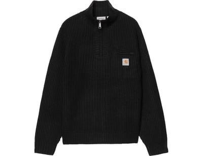 Carhartt Wip Detroit Half Zip Sweatshirt Zwart