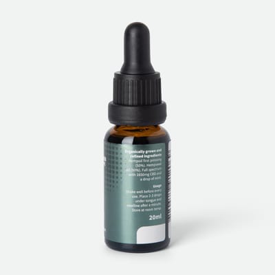 Dutch Natural Healing - CBD olie 8% 20ml - Munt smaak - Full Spectrum - Rijkste in terpenen - Meest gevarieerde cannabinoïden - Beste Entourage Effect