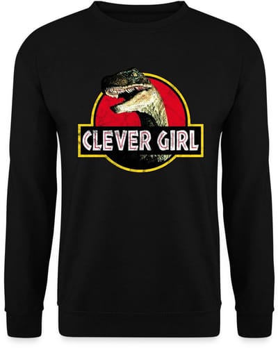 Jurassic World Raptor Clever Girl Sweater Heren
