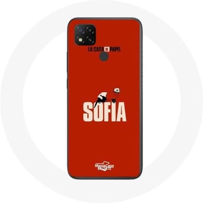 Coque Xiaomi Redmi 9C La casa de papel Sofia Art