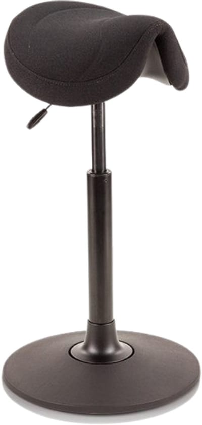 Score Polo Amazone Ergonomische Zadelkruk – Trevira Zwart