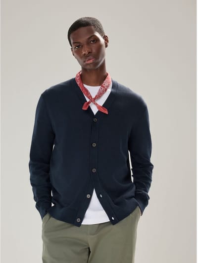 Next - Heren - Regular-fit vest met hoog katoengehalte - Blauw