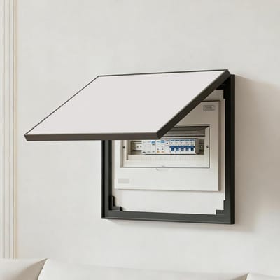 Deksel Zekeringkast - Meterkast Cover - Interieur Verfraaien - Eenvoudige Installatie - 40-80cm Breed - Wit